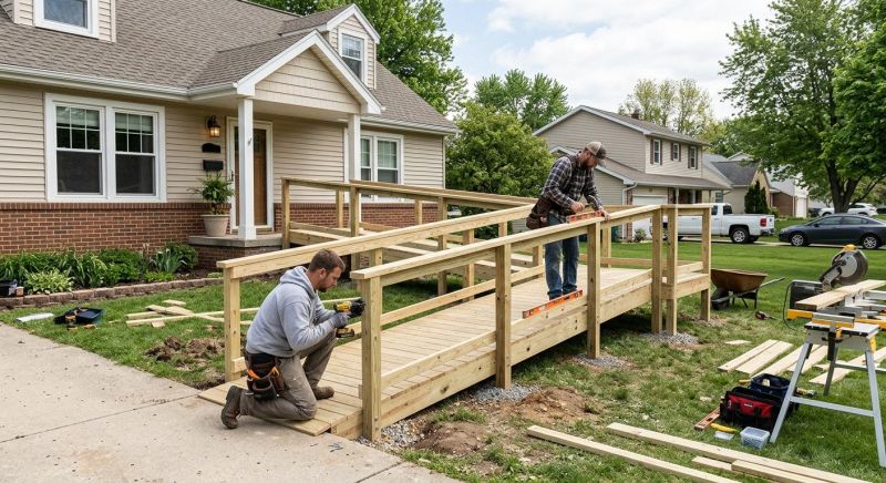 Stair Ramp Construction in Kansas City, KS